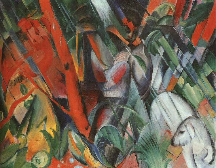 Franz Marc In the Rain